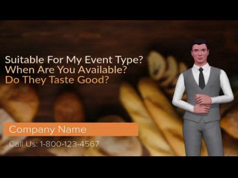 Bakery Business 3D Animated Male Spokesperson Promo Video