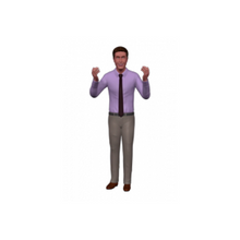 Hispanic Male Business Casual Custom 3D Animation Promo Video