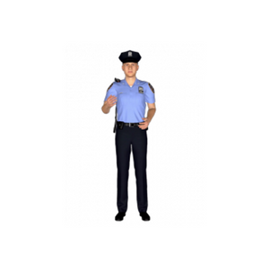 Uniformed Security Police Officer Custom 3D Animation Promo Video