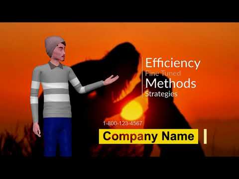 Dog Training Business 3D Animated Male Spokesperson Promo Video